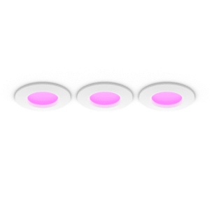 Pack 3 Empotrados Downlight Slim P Philips Hue Blanco White & Colors IP44 - Imagen 1