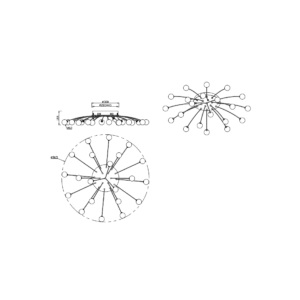 Plafón BULLET 21 luces regulable 3000K - TRIO Lighting - Imagen 5