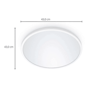 Plafón de Techo SuperSlim LED 22W Philips WiZ Blanco 2700K–6500K – Philips - Imagen 4