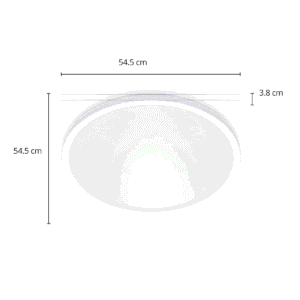 Plafón de Techo SuperSlim LED 32W Philips WiZ Blanco RGB 2200K–6500K – Philips - Imagen 4