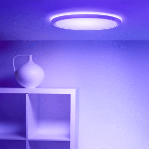 Plafón de Techo SuperSlim LED 32W Philips WiZ Blanco RGB 2200K–6500K – Philips - Imagen 5