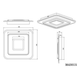 Plafón LED JORA 46W 5400lm regulable IP20 - TRIO Lighting - Imagen 6
