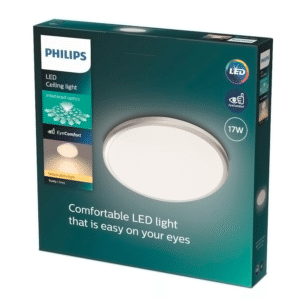 Plafón Twirly LED 17W 2700K Gris – Philips - Imagen 3