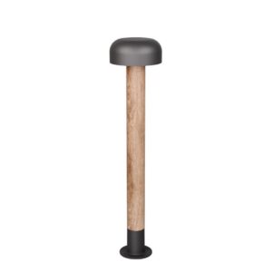 Poste FRASER 84cm madera E27 10W IP44 - TRIO Lighting - Imagen 3