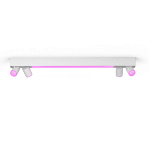 Regleta Centris 4 Focos Philips Hue Blanco White & Colors - Imagen 1