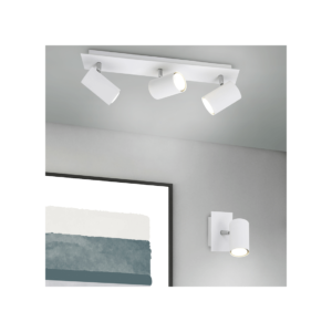 Regleta MARLEY 3 focos blanco orientable - TRIO Lighting - Imagen 2