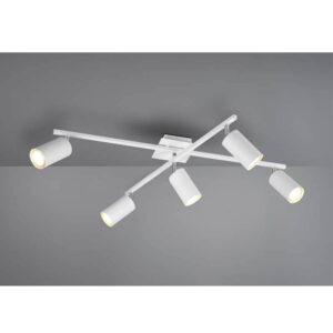 Regleta MARLEY 5 focos blanco orientables - TRIO Lighting - Imagen 2