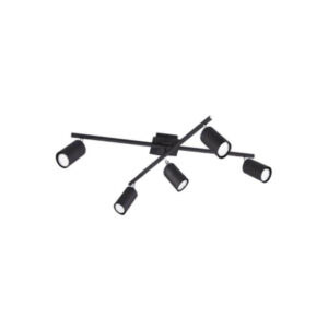 Regleta MARLEY 5 focos negro orientables - TRIO Lighting - Imagen 1