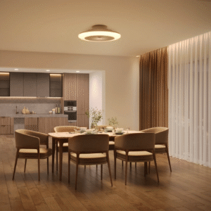 Ventilador Amigo Flat Plafón LED 60W+25W Blanco – Philips - Imagen 4