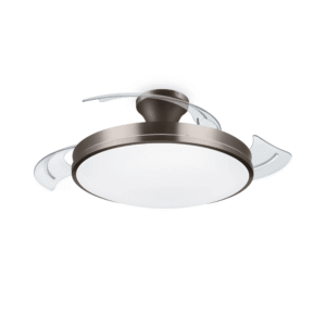 Ventilador Atlas Plegable DC LED 35W+28W Níquel – Philips - Imagen 1