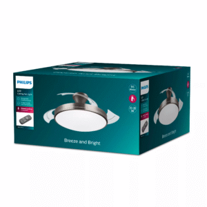 Ventilador Atlas Plegable DC LED 35W+28W Níquel – Philips - Imagen 3