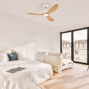 Ventilador Olas G LED 32W+24W Blanco y Madera – Philips - Imagen 5